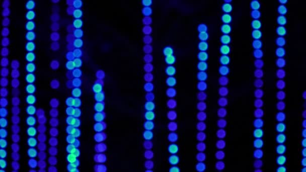 Krásný Zimní Vánoční Dekorace Neonové Světlíky Lehký Festival Torontu Ontariu — Stock video