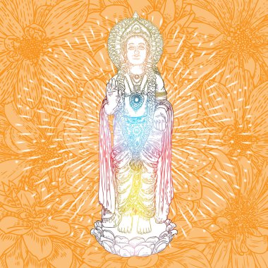 Lord Murugan klasik heykel çizim, Savaş Tanrısı, Shiva ve Parvati oğlu da Skanda olarak bilinen. Diwali kavramı. Vektör.