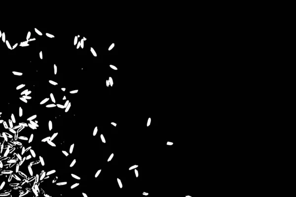Riz Grunge Fond Modèle Aléatoire Fait Main Explosion Riz Sur — Image vectorielle