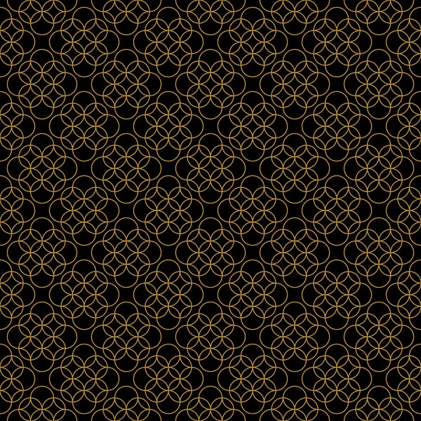 Luxueux Motif Floral Ornement Sans Couture Bleu Noir Graphique Moderne — Image vectorielle