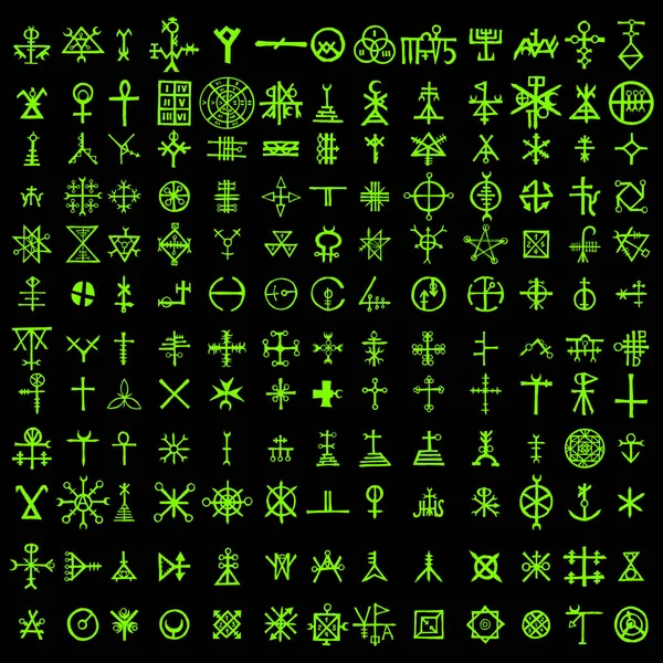 Alternative Digitaler Grüner Matrix Und Computercode Symbolen Quantencomputer Und Qubit — Stockvektor