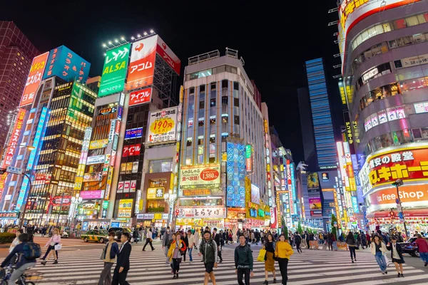 Shinjuku Tokyo Japan Oktober 2018 Godzilla Junction Berömda Placera Shinjuku — Stockfoto