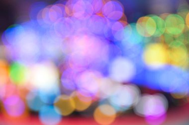 bulanık ışık parlaması bokeh arka planını gece sahne. parti gece hayatı için yararlı, müzik konser festival programı, chrismas veya başka bir olay kutlamak Festivali
