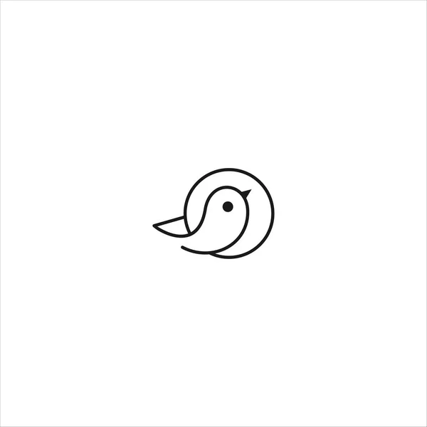 Vogel Logo Stock Illustration — Stockvektor