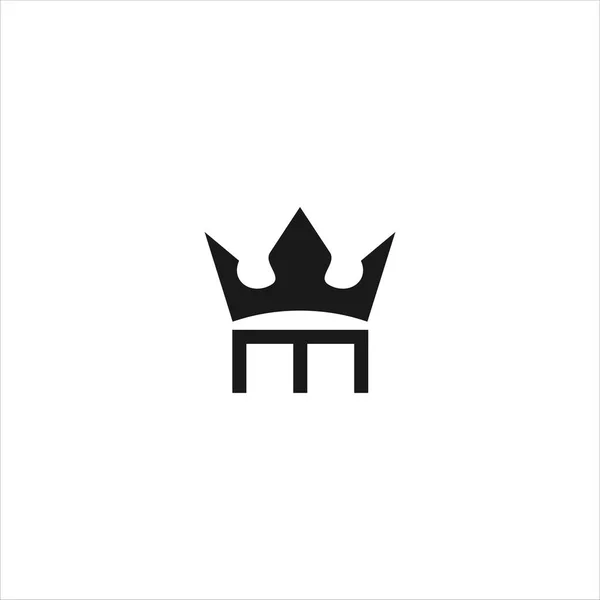 Brief King Logo Icon Stock Illustratie — Stockvector