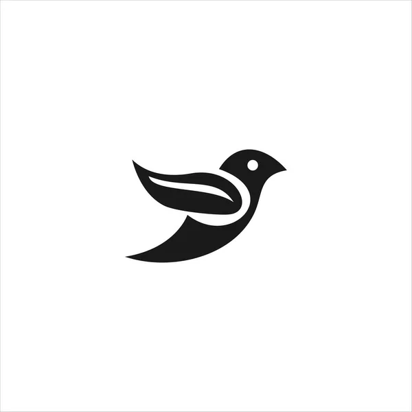 Ilustração Estoque Ícone Logotipo Pássaro — Vetor de Stock