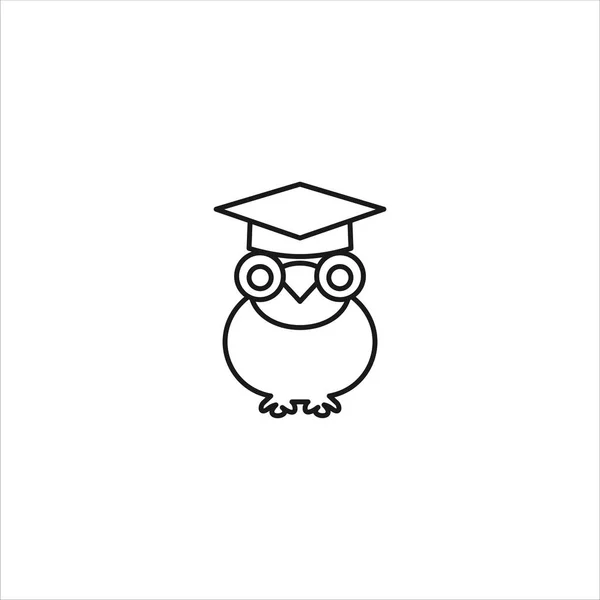 Illustration Stock Icône Vectorielle Logo Pingouin — Image vectorielle