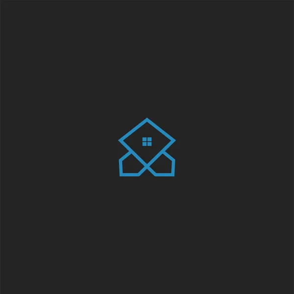 Εικονίδιο Φορέα Λογότυπο Σπίτι Εικονογράφηση Αρχείου — Διανυσματικό Αρχείο