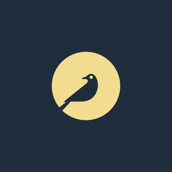 Bird Logo Vektor Ikon Stock Illustration — Stock vektor