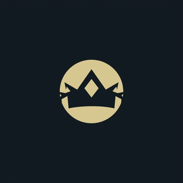 Εικονίδιο Διανύσματος Λογότυπου Κορώνας — Διανυσματικό Αρχείο