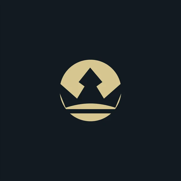 Εικονίδιο Διανύσματος Λογότυπου Crwon — Διανυσματικό Αρχείο