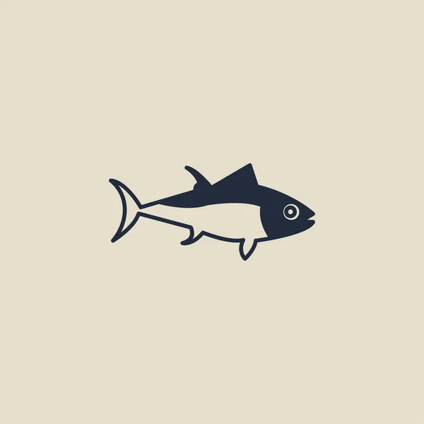 魚のロゴベクトルアイコンストックイラスト — ストックベクタ