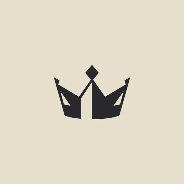 Crown Logo Vector Icon Stock Illustration — 스톡 벡터