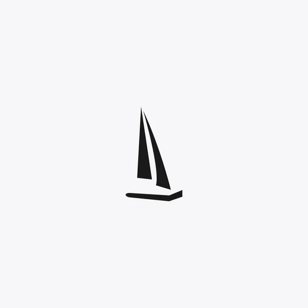 Векторная Иллюстрация Логотипа Лодки — стоковый вектор
