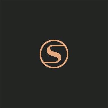 S harfi logo vektör simgesi Stok İllüstrasyonu