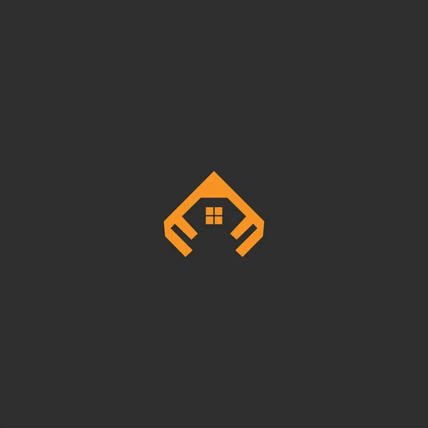 Home Abstract Logo Vector Icon Stock Illustration — Stock Vector