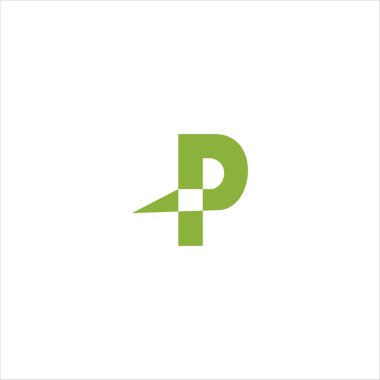 P Harfi Soyut logo vektör simgesi Stok ResmiComment 
