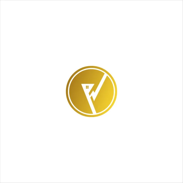 Letra Icono Vector Logotipo Abstracto Stock Illustration — Vector de stock