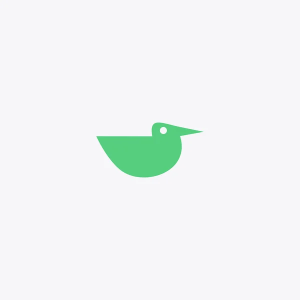 Ente Logo Vektor Symbol Stock Illustration — Stockvektor