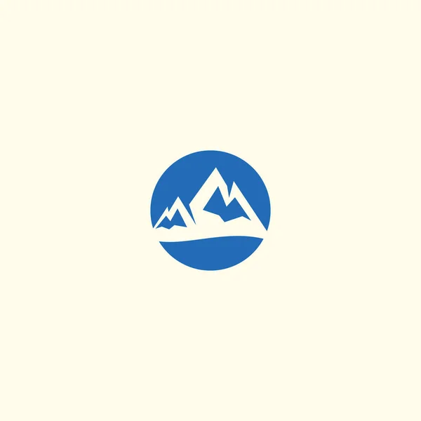 Logotipo Montaña Vector Icono Stock Illustration — Vector de stock