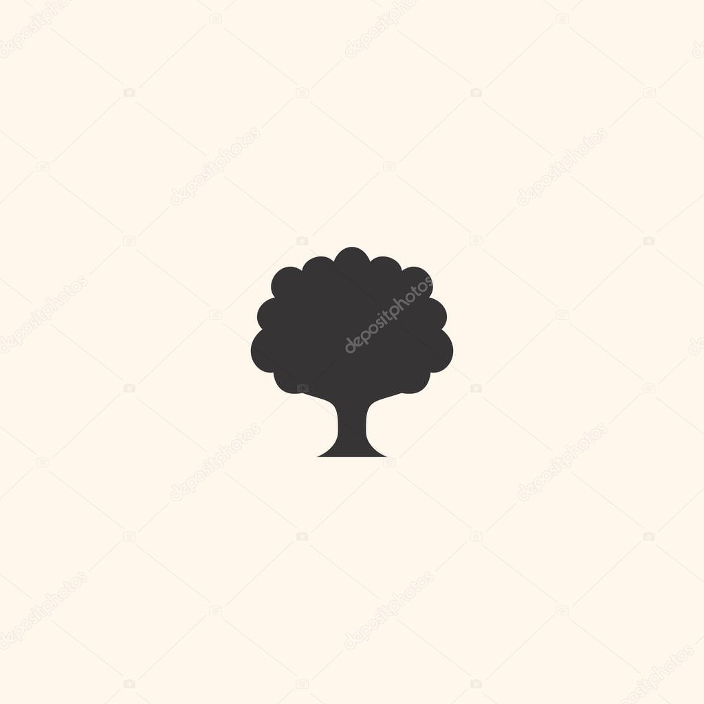 Tree logo vector icon  Stock Illustration
