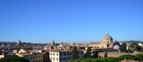 Rom Blick Von Der Engelsburg Auf Die Stadt — Stockfoto