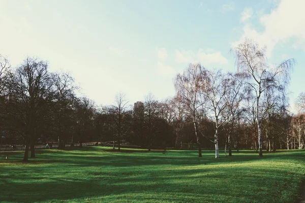 Hermosos Parques Londres Regents Park James Park Verde Azul Permanecen — Foto de Stock