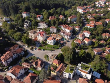 Sokobanja spa - havadan manzara - Eylül 06 2020.