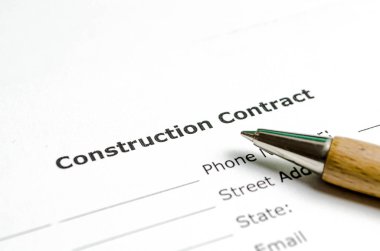 Ahşap kalem sözleşmeyle İnşaat 