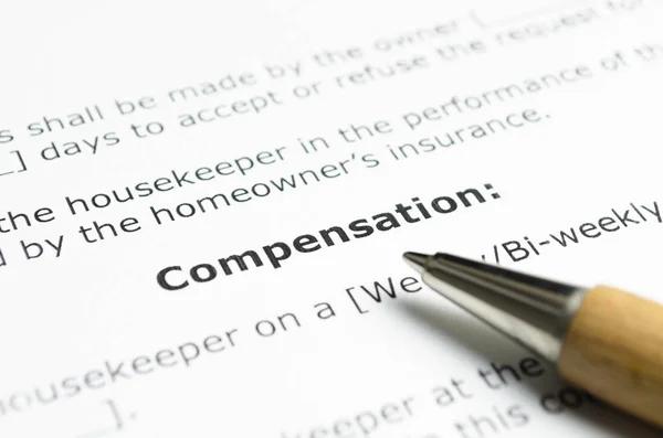 Ahşap kalem ile tazminat anlaşması