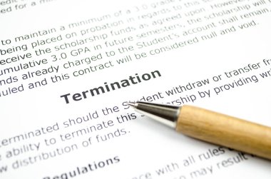 Ahşap kalem ile fesih