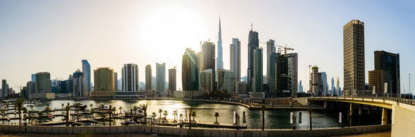 Dubai Єднані Арабські Емірати Травня 2018 Панорамним Видом Центр Міста — стокове фото