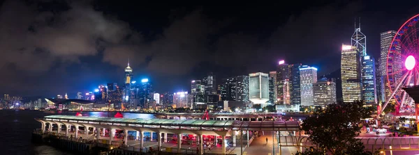 Hong Kong Sierpień 2018 Hong Kong Island Centrum Port Centralny — Zdjęcie stockowe