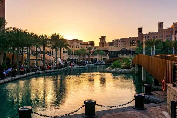 Dubai United Arab Emirates April 2018 Sunst View Madinat Jumeirah — Stock Photo, Image