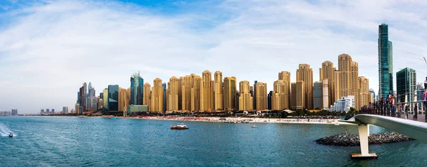 Dubai Єднані Арабські Емірати Листопада 2018 Панорамний Вид Jbr Житловому — стокове фото