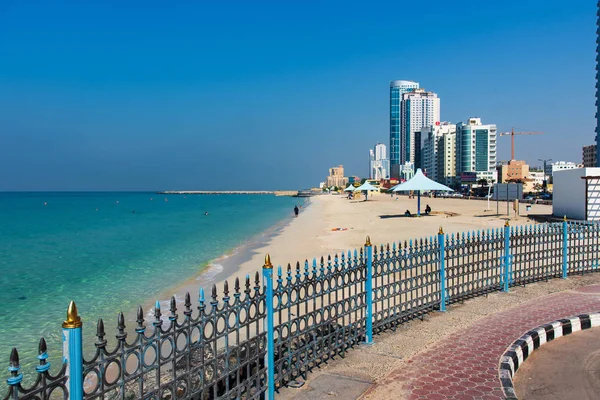 Ajman Émirats Arabes Unis Décembre 2018 Ajman Corniche Beach Belle — Photo