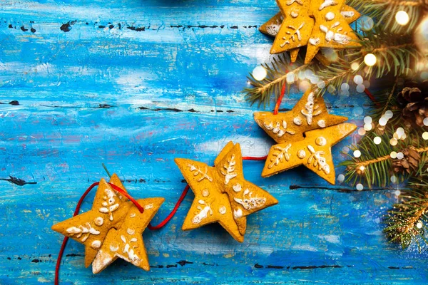 Weihnachtsplätzchen Form Festlicher Symbole — Stockfoto