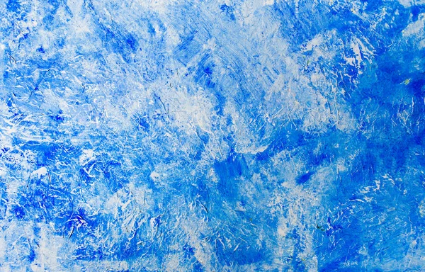 Mão Pintado Azul Aquarela Abstrato Fundo Cópia Espaço — Fotografia de Stock