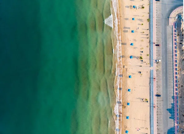 Playa Flamingo en Ras Al Khaimah, Emiratos Árabes Unidos — Foto de Stock