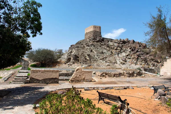 Al Bidiyah Fort in emirate of Fujairah in UAE — Stock Photo, Image