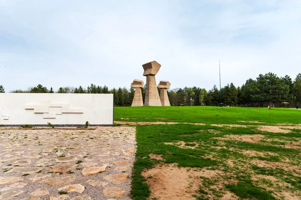 Bubanj gedenkpark in nis, serbien — Stockfoto