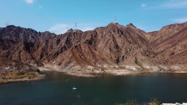 Barrage Rafisah Dans Ville Khor Fakkan Aux Emirats Arabes Unis — Video