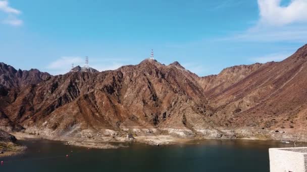 Barrage Rafisah Dans Ville Khor Fakkan Aux Emirats Arabes Unis — Video