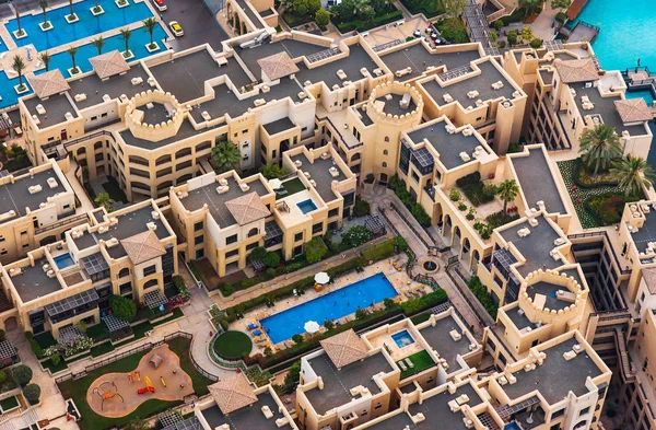 stock image Dubai, United Arab Emirates - July 5, 2019: Palace downtown hotel and resort in Dubai top view