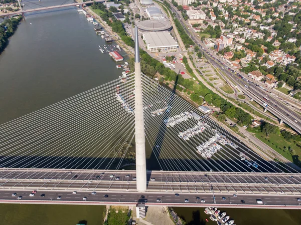 Pont Ada à Belgrade — Photo