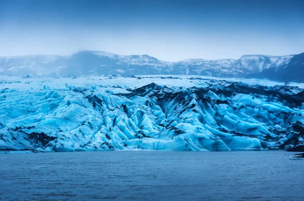 Glacier Solheimajokull près de Vik dans le sud de l'Islande — Photo