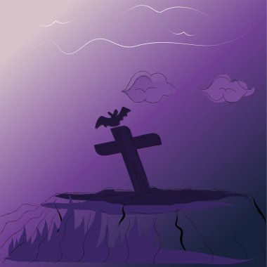 Geceleyin korkunç mezarlık