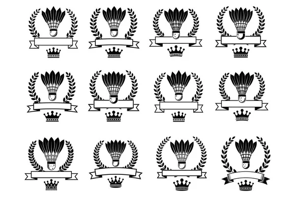 Badminton mekik ibikleri spor zerafeti ve rekabetçi mükemmellik taşır. Takım markalaşması ve atletik başarı tanıma için mükemmeldir.