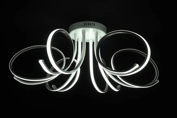 Lampy Led Sufitowe Żyrandole Nowoczesna Technologia — Zdjęcie stockowe