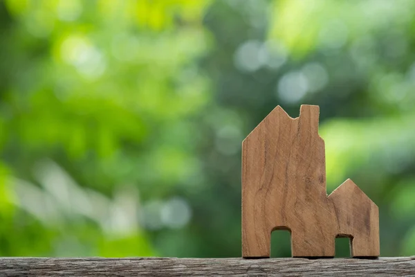 Miniatuur Huis Model Grond — Stockfoto